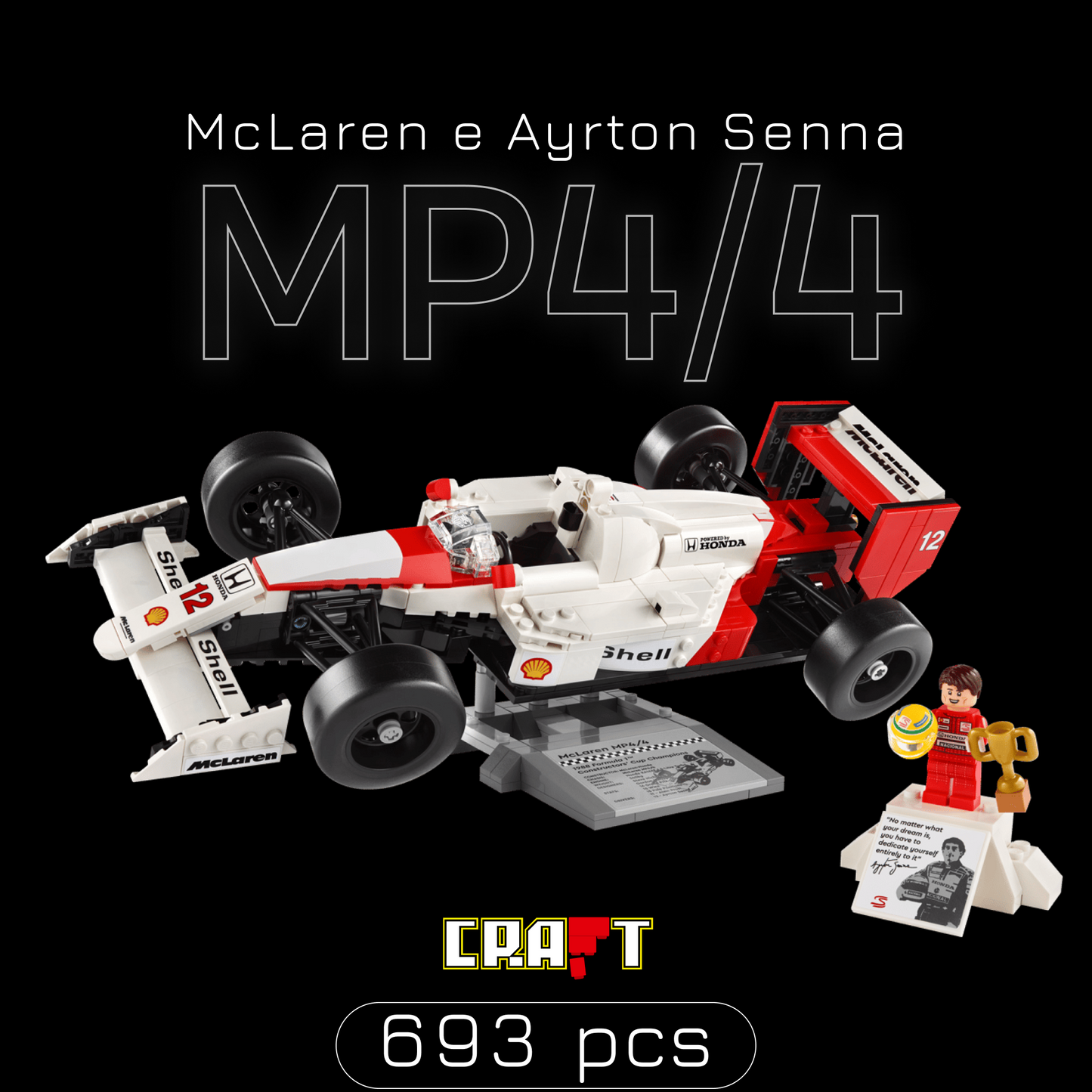 F&oacute;rmula 1 + Ayrton Senna (693 pe&ccedil;as)
