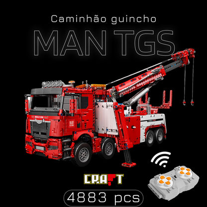 Caminh&atilde;o Guincho MAN TGS (4.883 pe&ccedil;as)