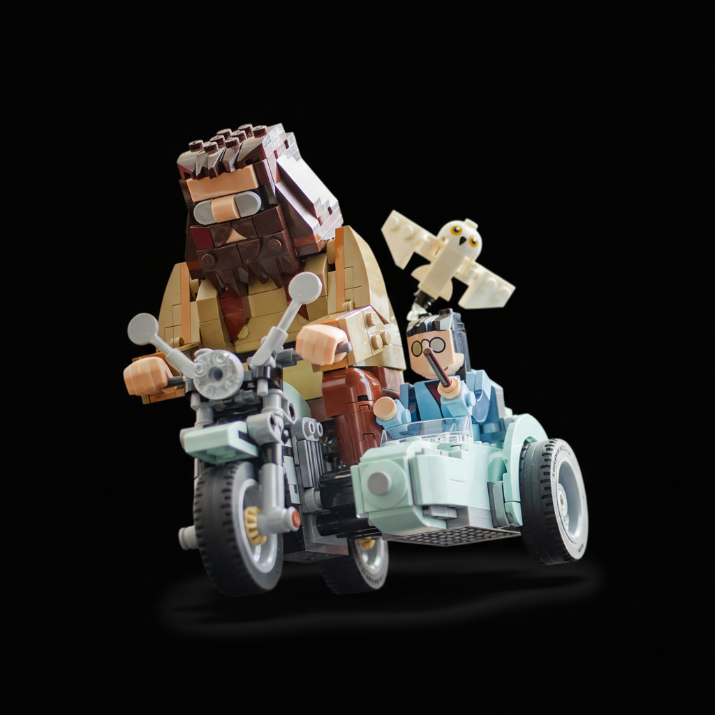 Harry Potter - Hagrid & Harry's Motocicleta (617 pe&ccedil;as)