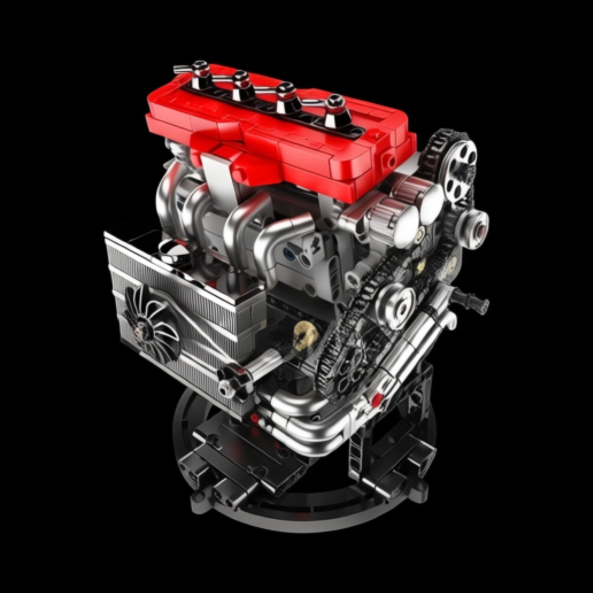Motor 4G63T Turbo Inline-4 (811 pe&ccedil;as)