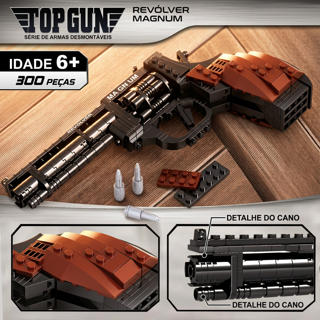 Rev&oacute;lver Rossi RM66 357 Magnum (300 pe&ccedil;as)