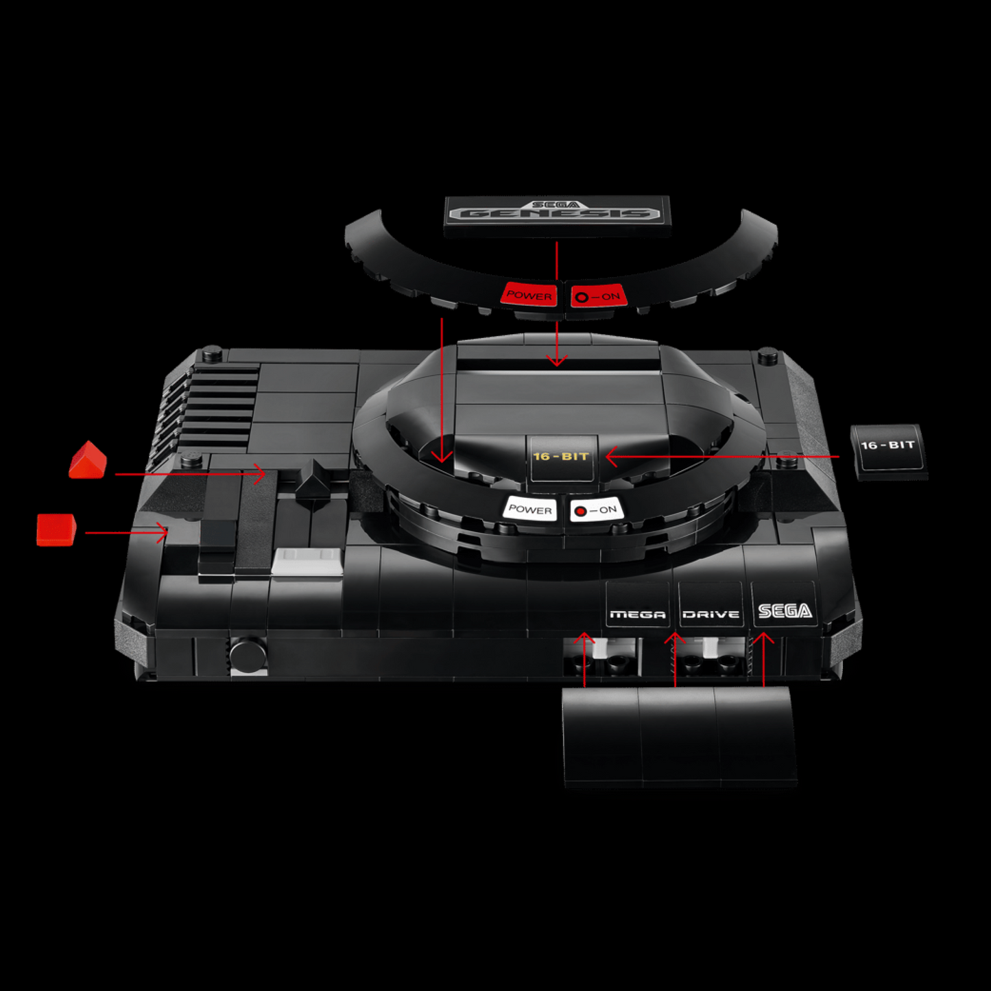 SEGA Genesis - Console (480 pe&ccedil;as)