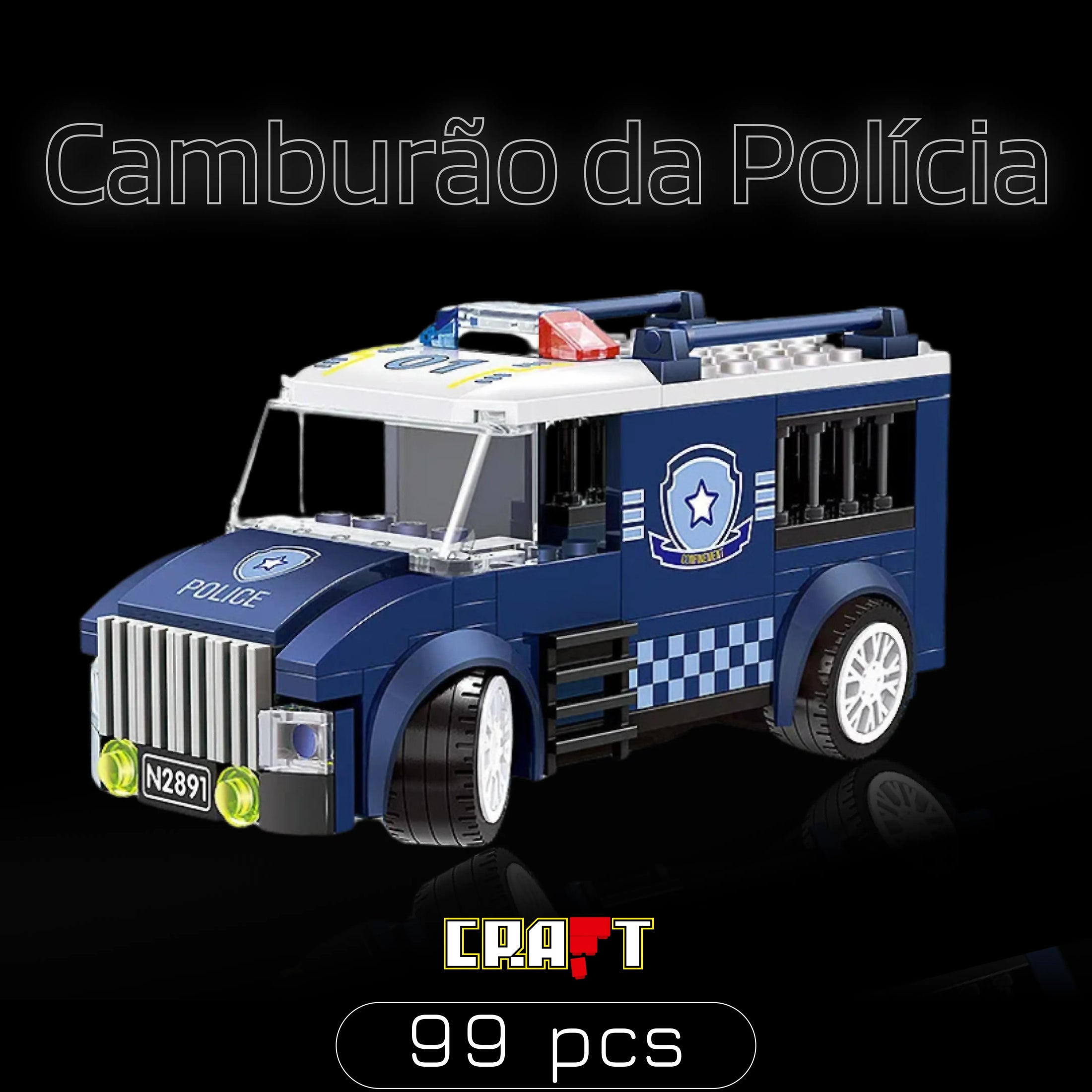 Cambur&atilde;o da Pol&iacute;cia (99 p&ccedil;s) - Brics Craft