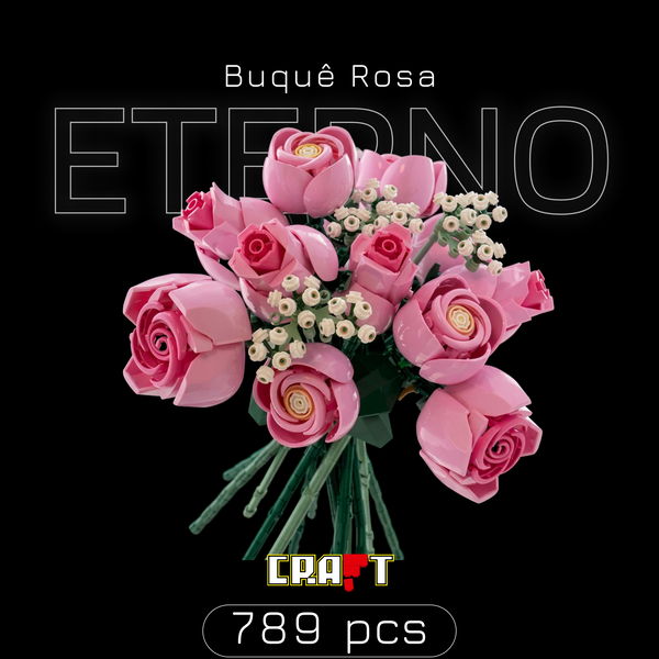 Buqu&ecirc; Rosa Eterno (789 pe&ccedil;as)