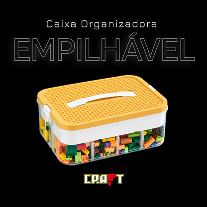 Caixa Organizadora Empilh&aacute;vel