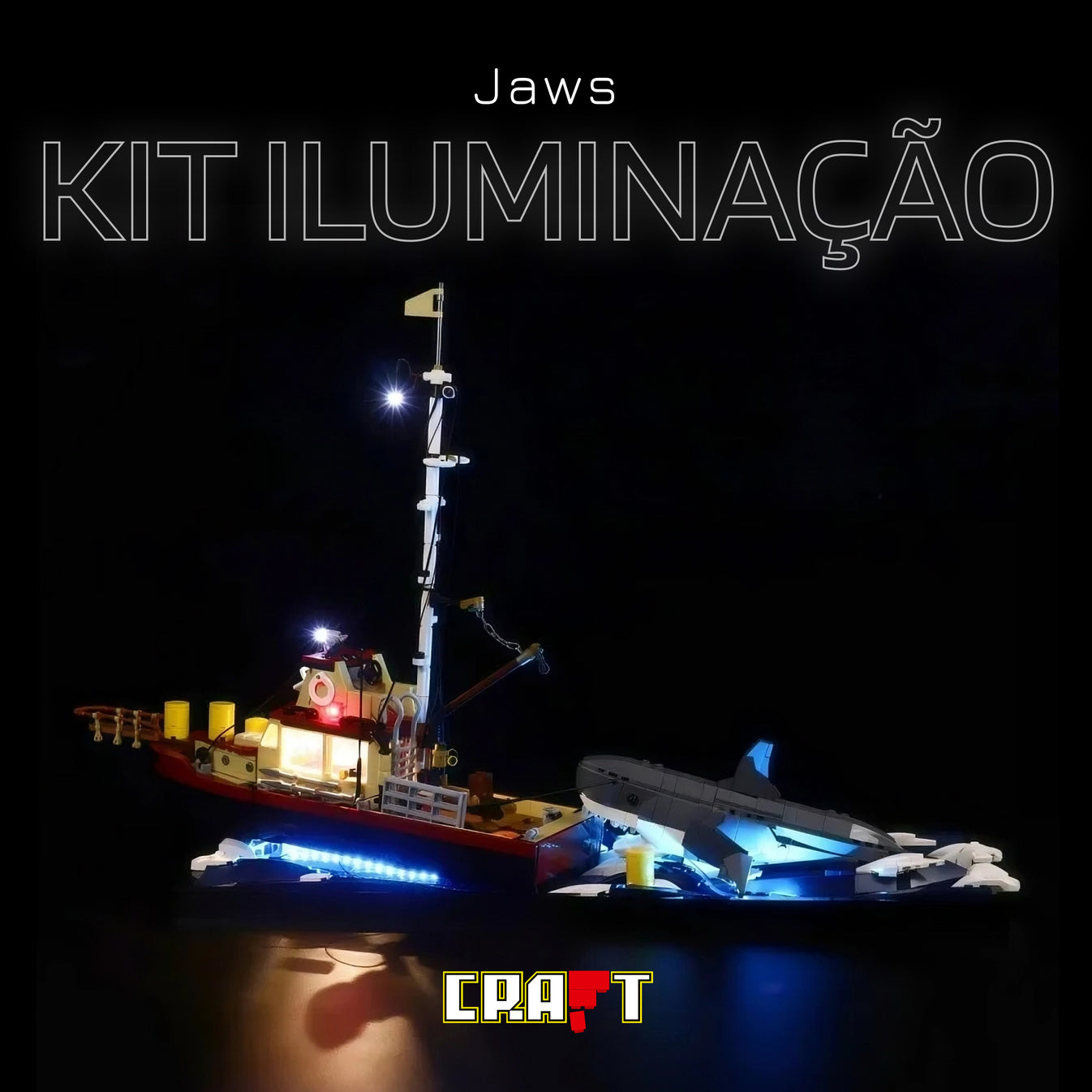 Kit de Ilumina&ccedil;&atilde;o para o Tubar&atilde;o Mec&acirc;nico (687 pe&ccedil;as)