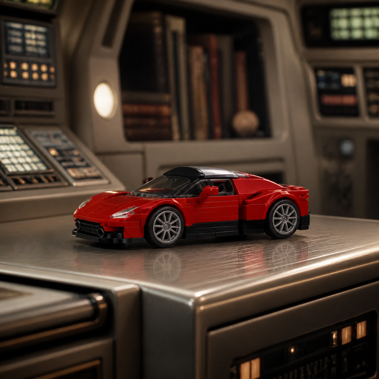 Hot Wheels Maserati MC20 (250 pcs) &mdash; 02 ambiente cockpit retro