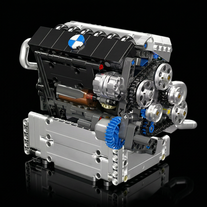 Motor S55 Inline-6 (744 pe&ccedil;as)