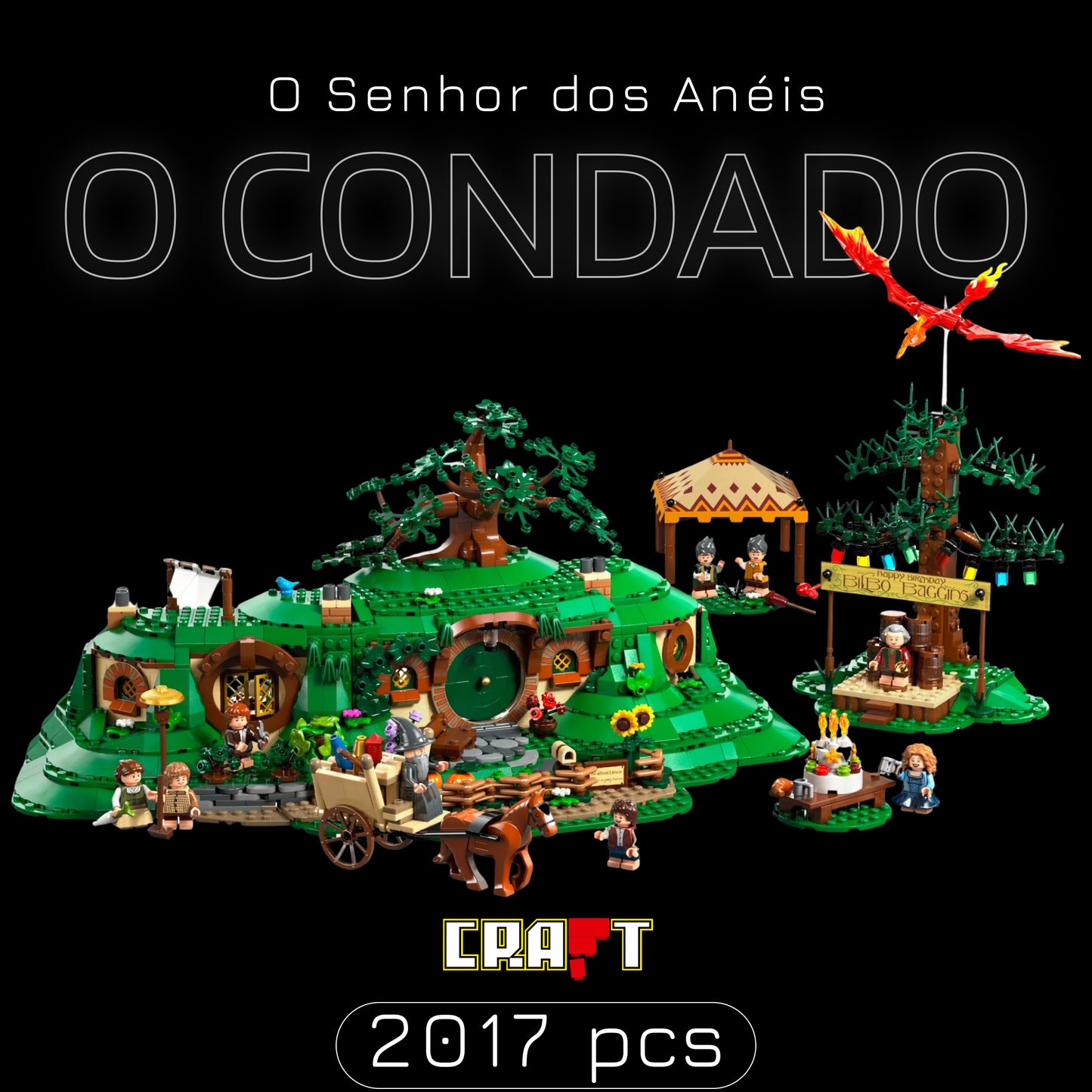 O Senhor dos An&eacute;is - O Condado (2017 pe&ccedil;as)