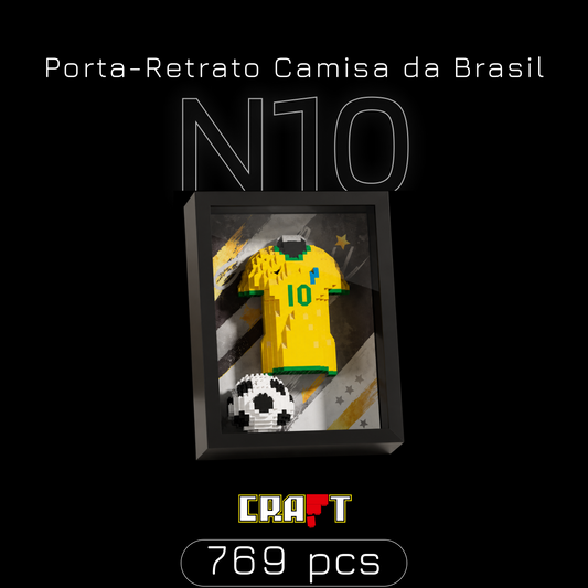 Porta-Retrato Camisa do Brasil N10 (769 pe&ccedil;as)