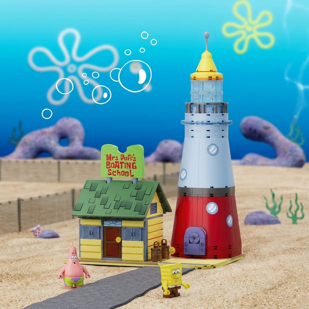 Bob Esponja - Escola de Barcos da Sra. Baiacu (629 pe&ccedil;as)