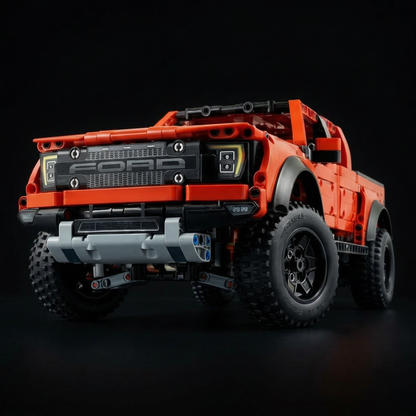 Ford F-150 Raptor Vermelho (1379 pe&ccedil;as)