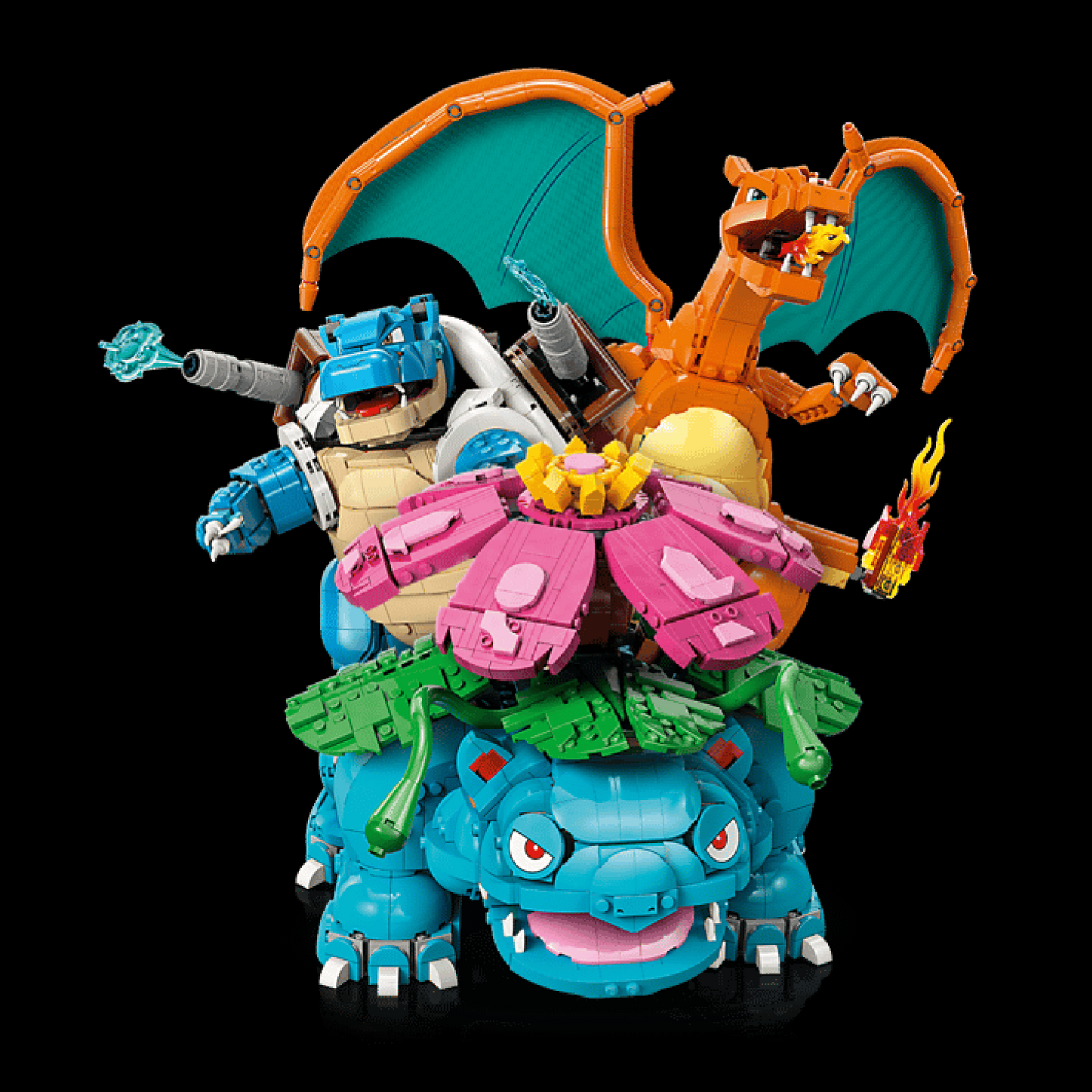 Pok&eacute;mon - Venusaur, Charizard e Blastoise (6838 pe&ccedil;as)