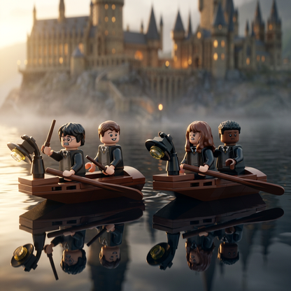 Harry Potter - Casa de Barco: Castelo de Hogwarts (350 pe&ccedil;as)