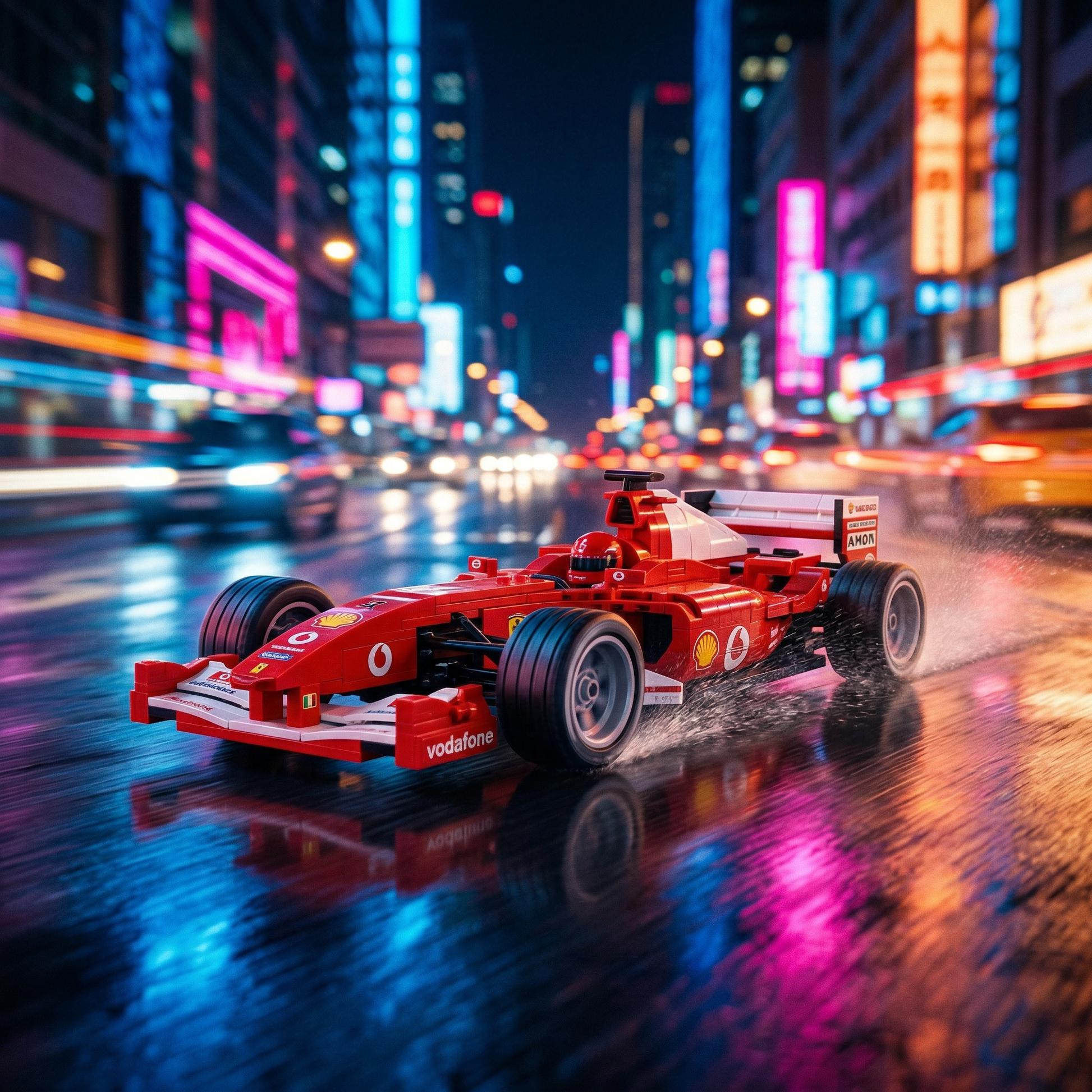 Ferrari F2004 - Michael Schumacher (735 pe&ccedil;as)