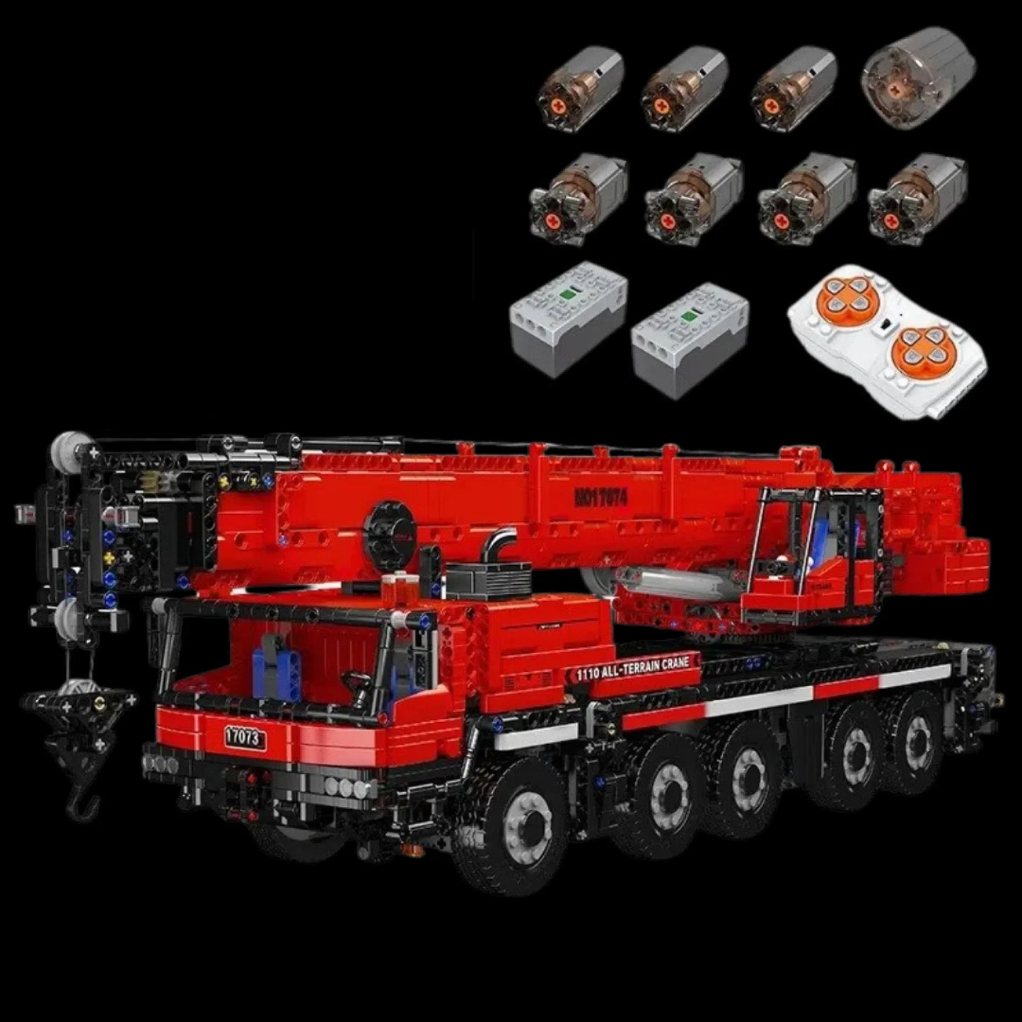 Guindaste M&oacute;vel LTM 1110 Vermelho (3218 pe&ccedil;as)