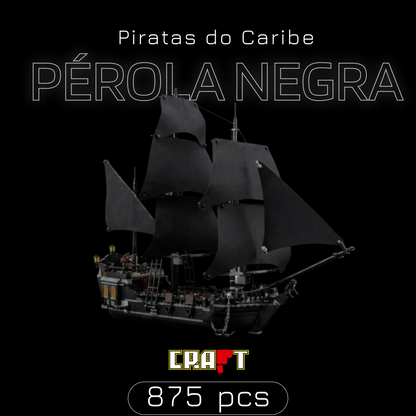 P&eacute;rola Negra - Piratas do Caribe (875 pe&ccedil;as)