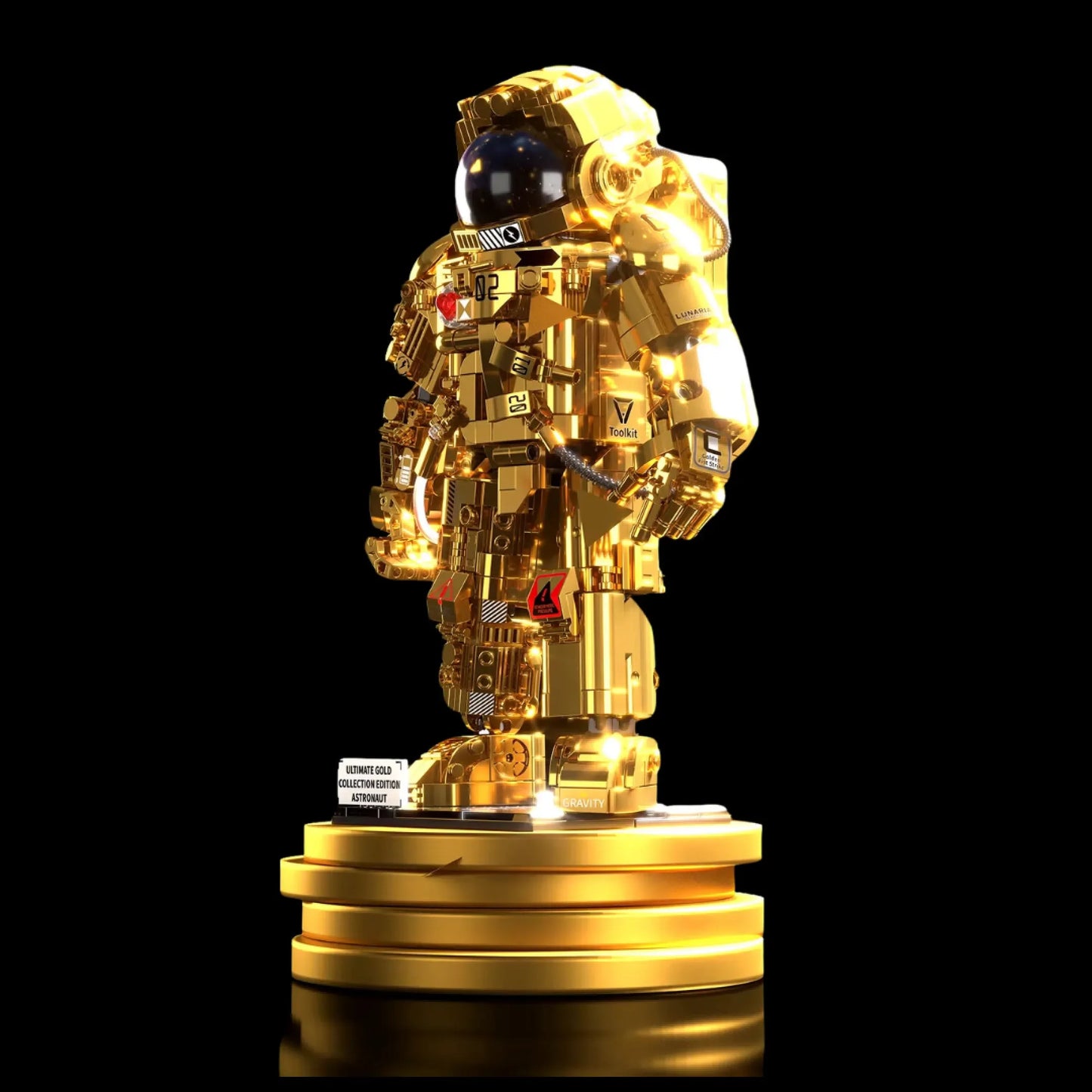 Astronauta Dourado (990 pe&ccedil;as) - Brics Craft