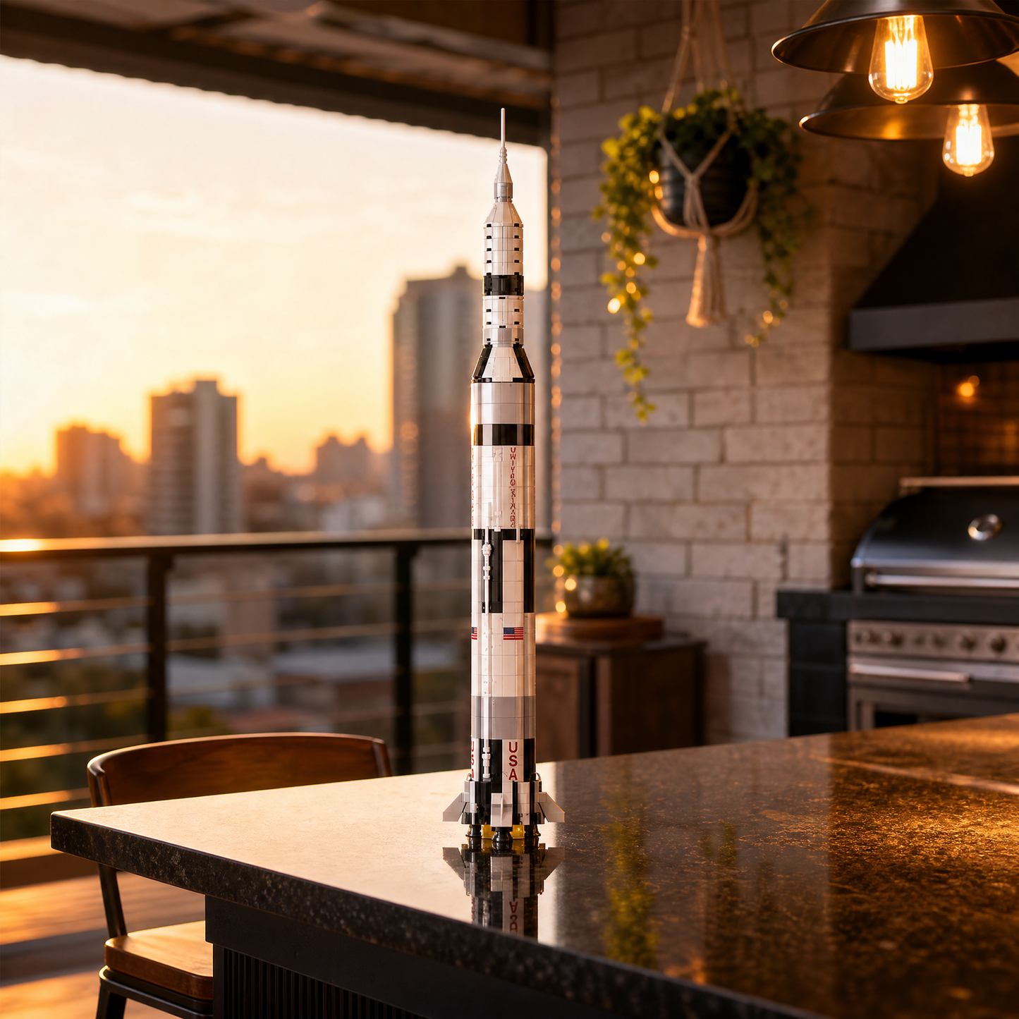 Saturno V: Miss&atilde;o Lunar Apollo  (602 pe&ccedil;as)