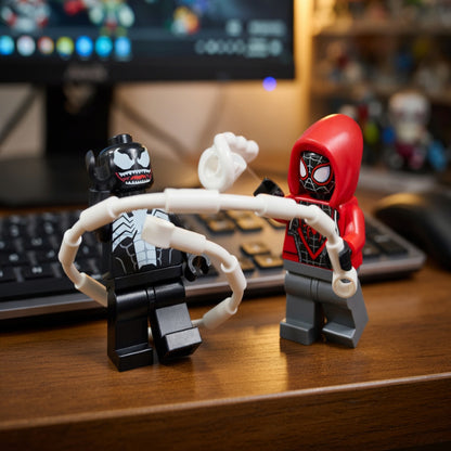 Armadura de Rob&ocirc; Venom vs. Miles Morales (134 pe&ccedil;as)