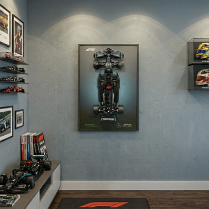 Quadro Fosco para a F&oacute;rmula-1 Mercedes-AMG W14