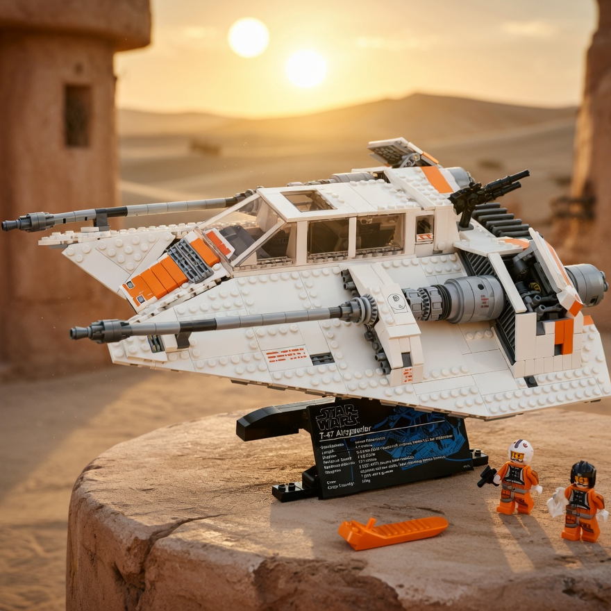 Star Wars - Snowspeeder Rebelde (1703 pe&ccedil;as)