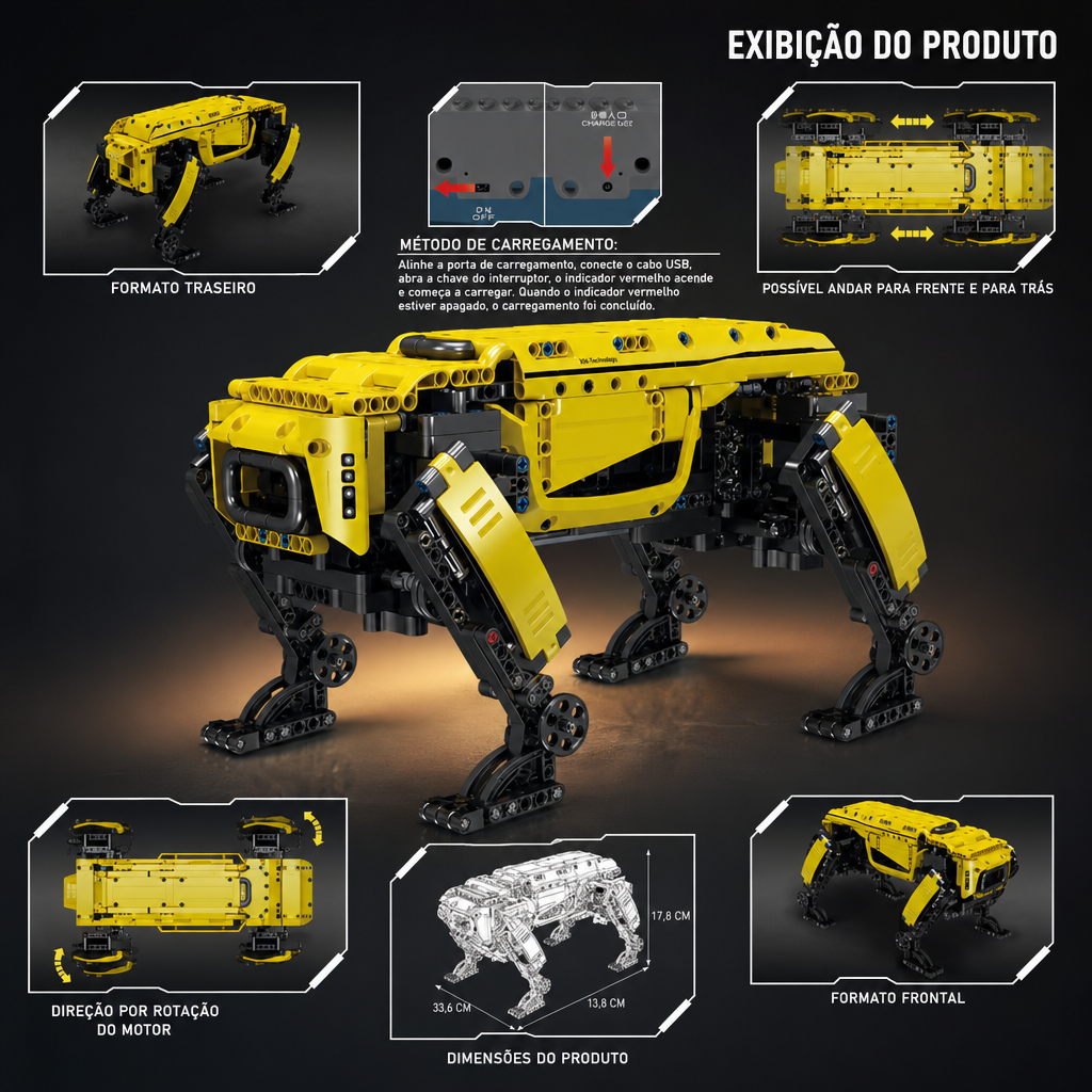 C&atilde;o Rob&ocirc; de Pot&ecirc;ncia (936 pe&ccedil;as)