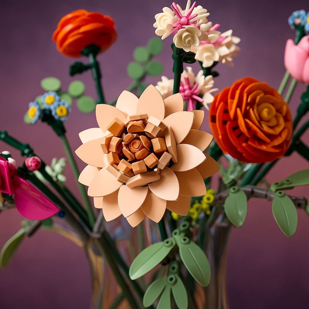 Buqu&ecirc; de Flores Rosa (749 pe&ccedil;as)