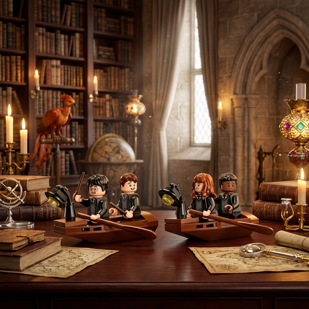 Harry Potter - Casa de Barco: Castelo de Hogwarts (350 peças)