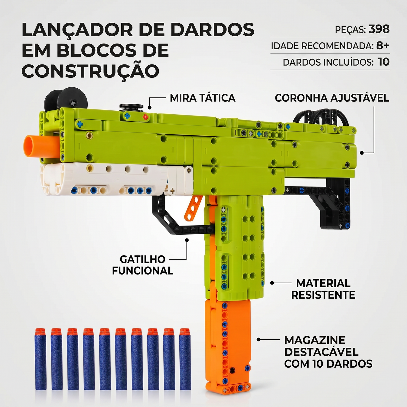 Mini UZI SMG (398 pe&ccedil;as)