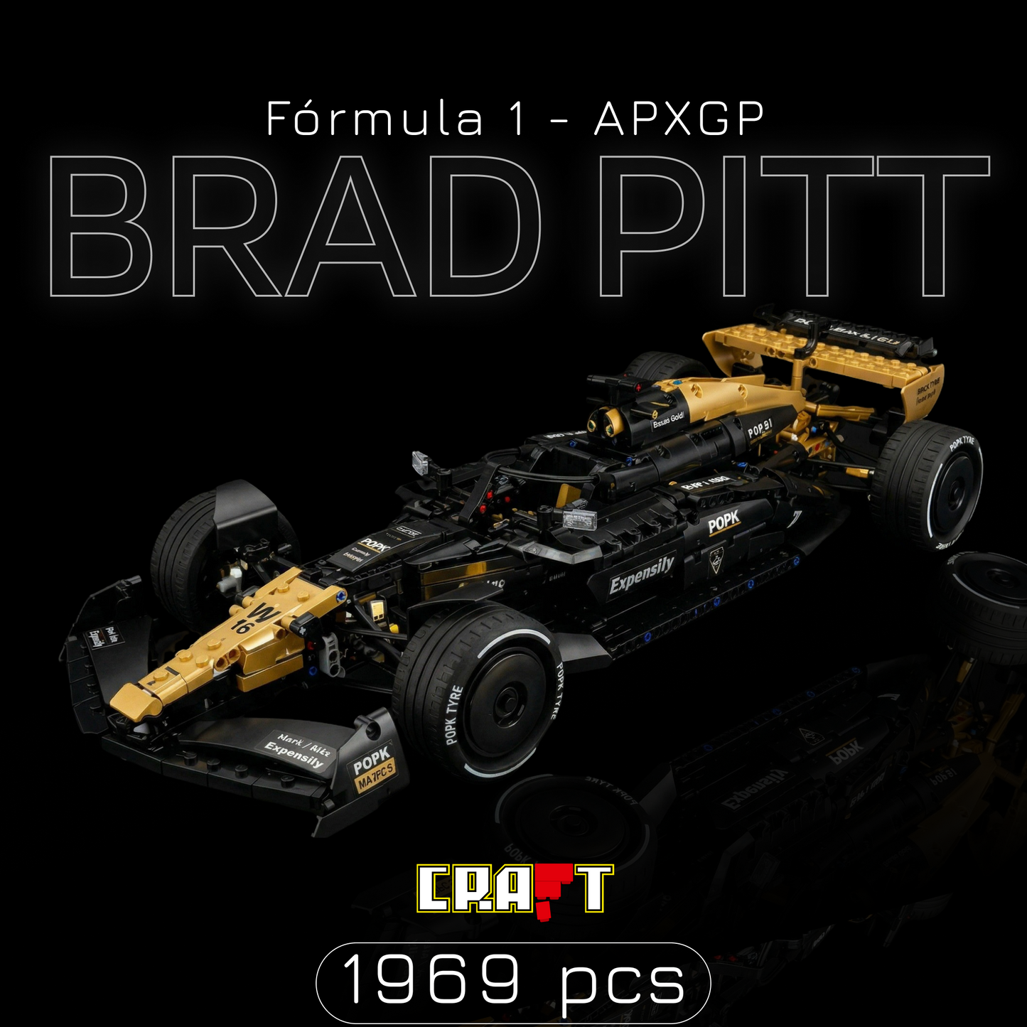 F&oacute;rmula 1 - Brad Pitt APXGP (1969 pe&ccedil;as)