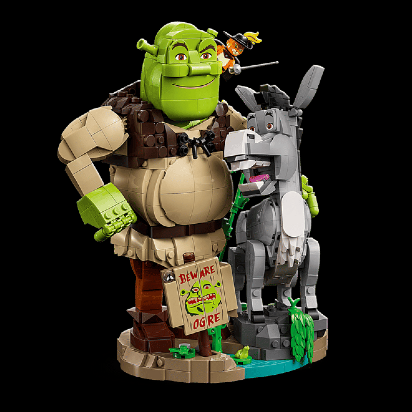 Shrek, Burro e Gato de Botas (1403 pe&ccedil;as)