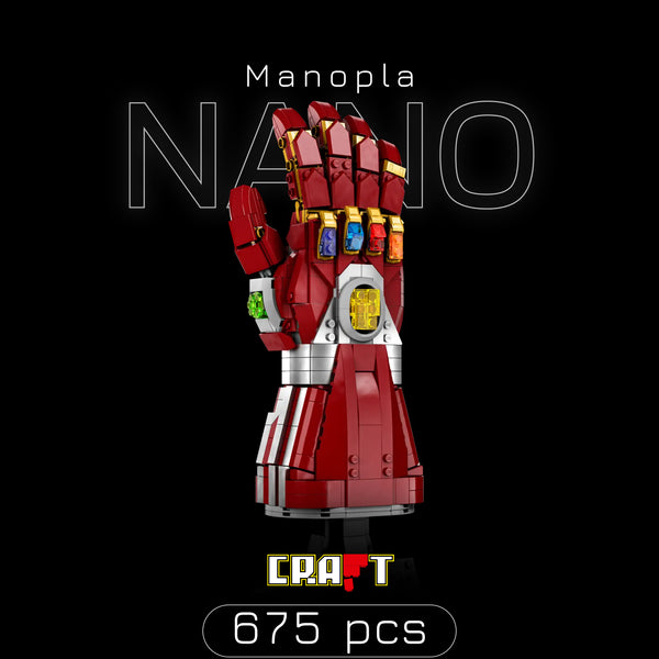 Manopla de Nanotecnologia do Tony Stark (675 peças)
