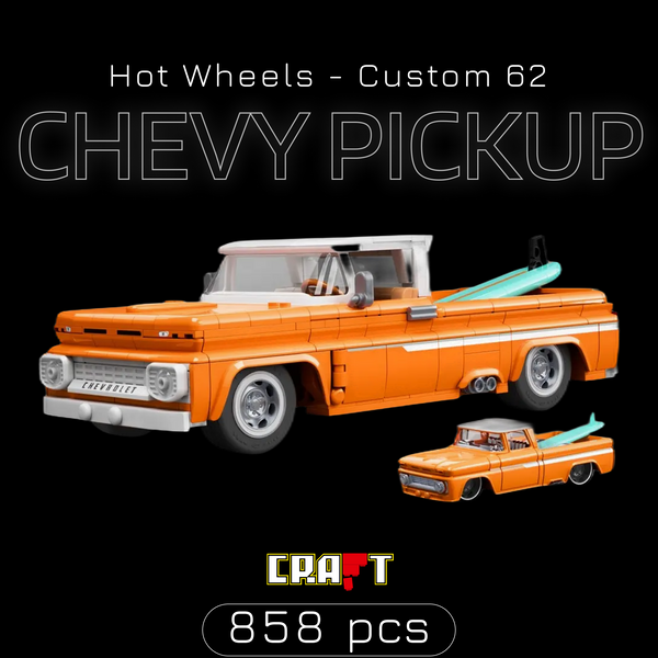Hot Wheels - Custom 62 Chevy Pickup (858 pe&ccedil;as)