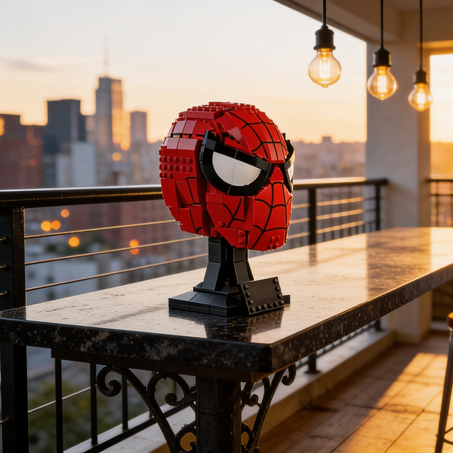 M&aacute;scara do Homem-Aranha (487 pe&ccedil;as)