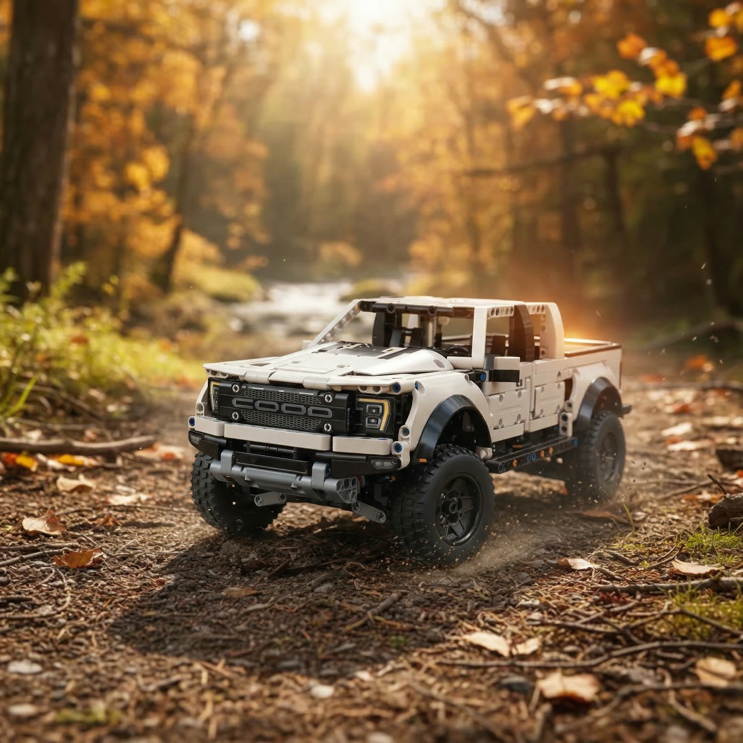 Ford F-150 Raptor Branca (1379 pe&ccedil;as)
