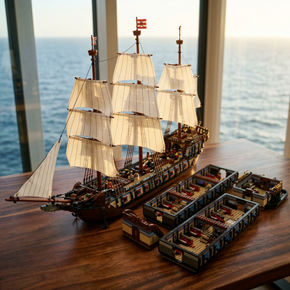 Navio Imperial do Caribe (1664 pe&ccedil;as)