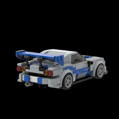 Nissan Skyline R34 (332 p&ccedil;s) - Brics Craft