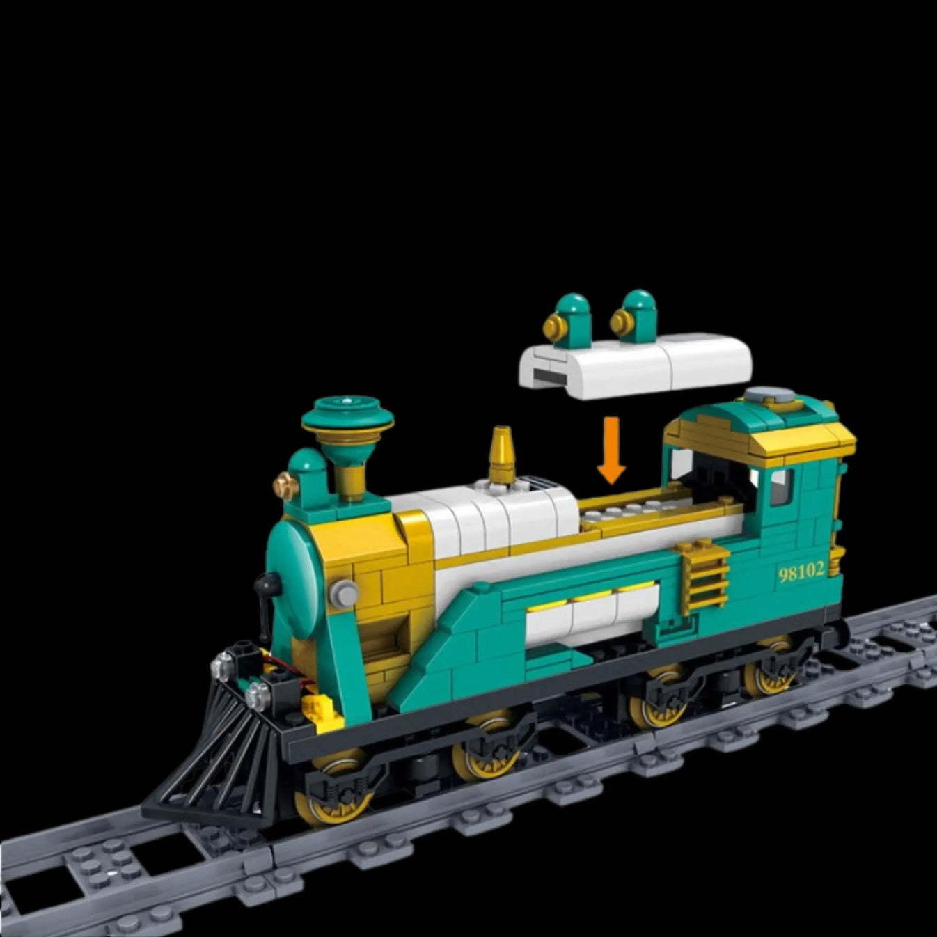 Trem com Motor El&eacute;trico (851 pe&ccedil;as)