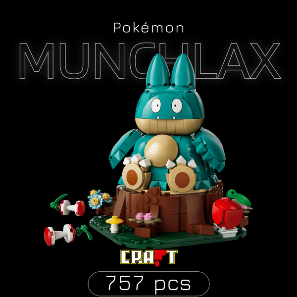 Pok&eacute;mon - Munchlax (757 pe&ccedil;as)