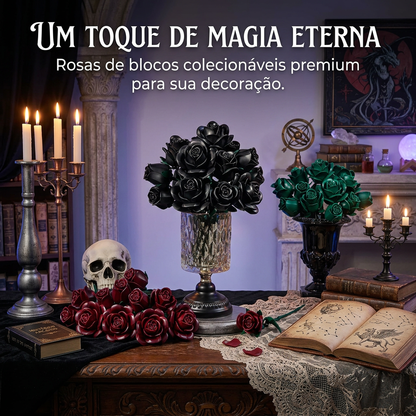 Buqu&ecirc; de Rosas Negras (784 pe&ccedil;as)