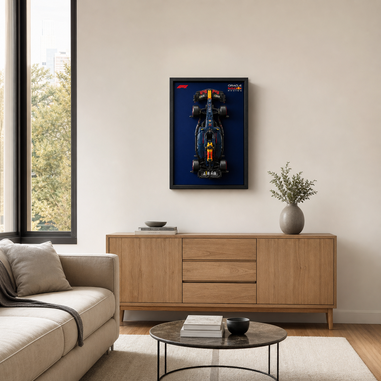 Quadro Fosco para a F&oacute;rmula-1 Red Bull RB20