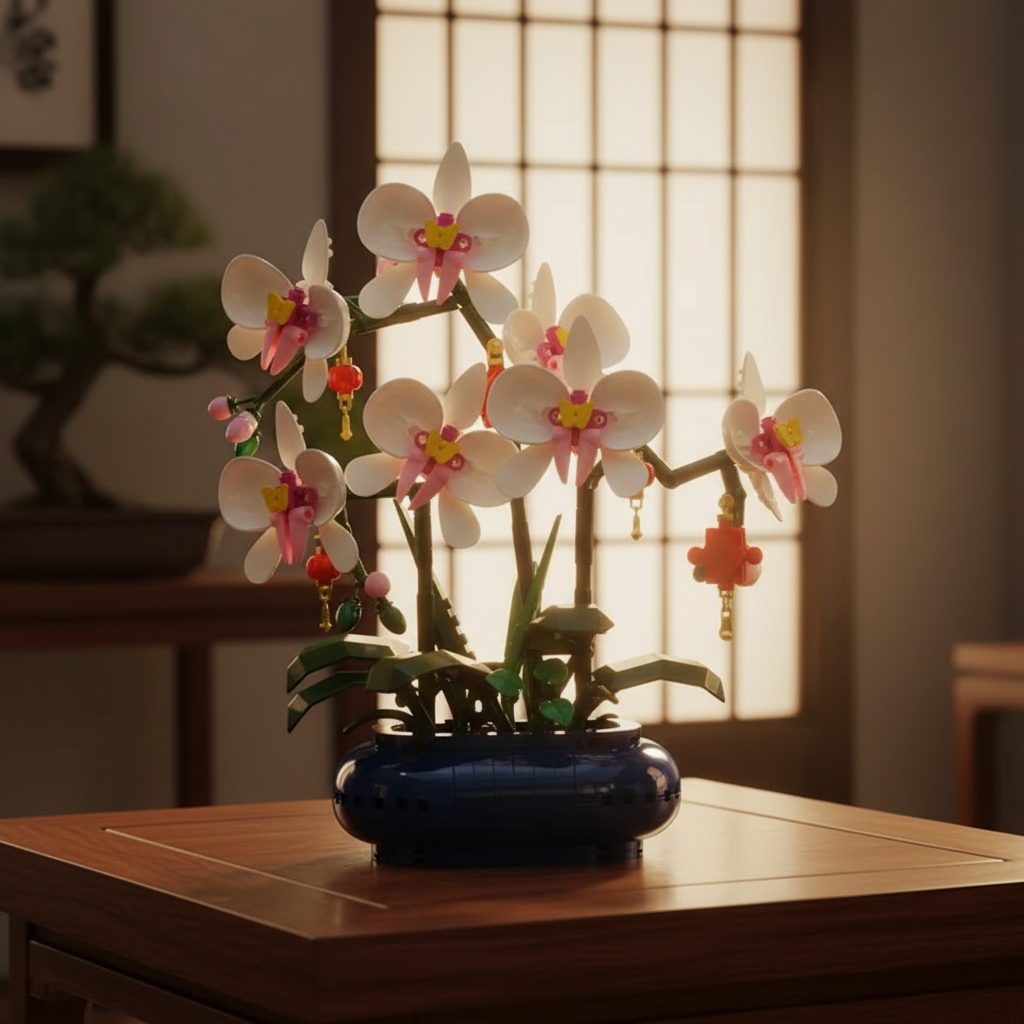 Orqu&iacute;dea Phalaenopsis em Vaso (587 pe&ccedil;as)