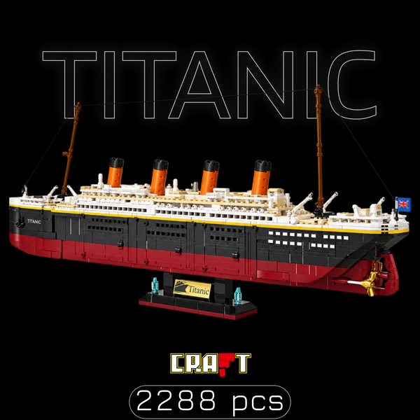 Navio Titanic com Iceberg (2288 peças)