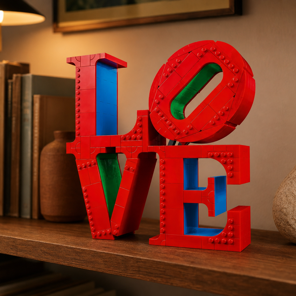 Escultura LOVE (791 pe&ccedil;as)