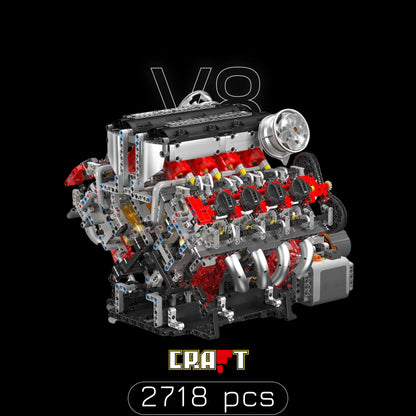 Motor V8 (2718 pe&ccedil;as)
