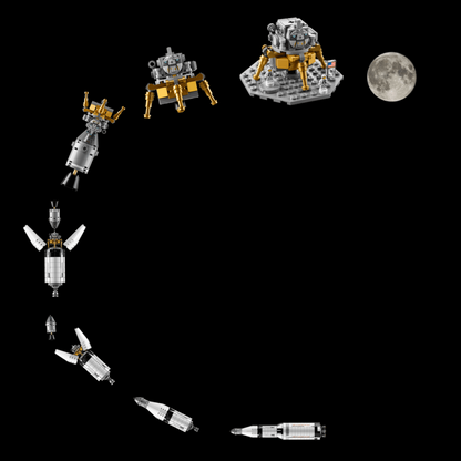 Saturno V: Miss&atilde;o Lunar Apollo (1969 pe&ccedil;as)