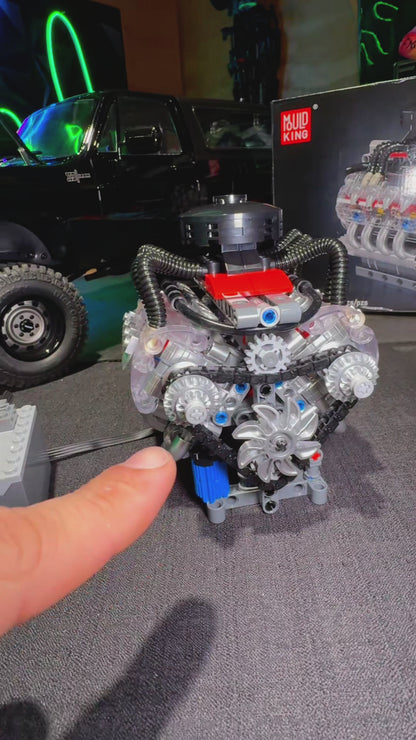Motor V8 Chevy LSX454 (487 pe&ccedil;as)