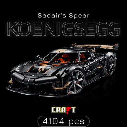 Koenigsegg Sadair's Spear - Megacar (4104 pe&ccedil;as)