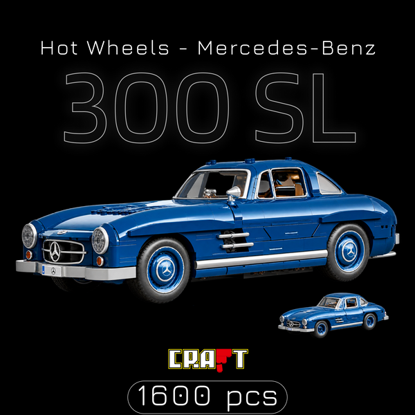 Hot Wheels - Mercedes-Benz 300 SL (1600 pe&ccedil;as) | Capa 1